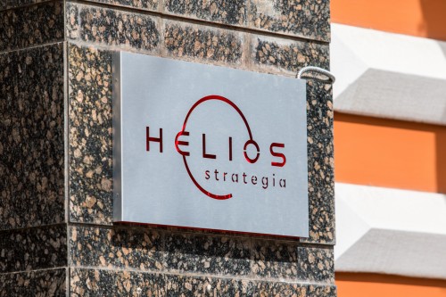 "Helios" sign