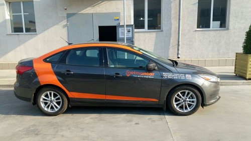 Branding of a car for Getmancar