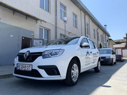Car branding for "Astra service" company