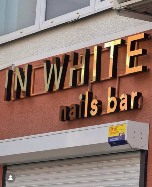 Complex design for the nail studio "Nails Bar"